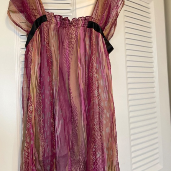 RARE PINK MARTINI BABYDOLL DRESS - Picture 2 of 5
